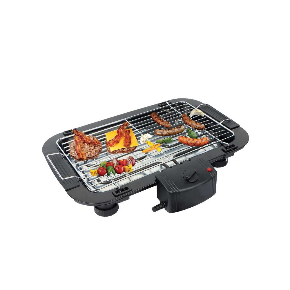 Electric grill, detailed view. Electric grill, detailed view.